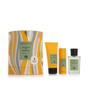 set acqua di parma: colonia futura, eau de cologne, for men, 100 ml + colonia futura, shower gel & shampoo 2 in 1, 75 ml + colonia futura, anti sweat, deodorant spray, for men, 50 ml