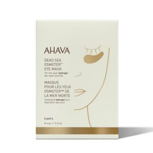 impostare, ahava, dead sea osmoter, riparativo, benda per occhio, 6 pz, 4 g