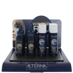 set alterna: winter rx, hair spray treatment, against hair static, 4 pcs, 92 g + winter rx, hair oil treatment, against hair static, 4 pcs, 100 ml