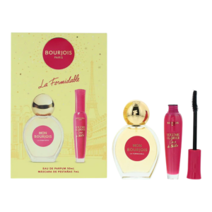 set bourjois: la formidable, eau de parfum, for women, 50 ml + volume glamour, mascara, black, 7 ml