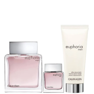 set calvin klein: euphoria, eau de toilette, for men, 100 ml + euphoria, eau de toilette, for men, 15 ml *miniature + euphoria, after shave balm, 100 ml