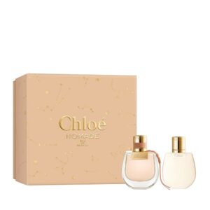 set chloe: nomade, eau de parfum, for women, 50 ml + nomade, body lotion, all over the body, 100 ml