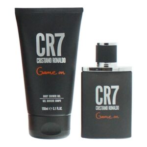 set cristiano ronaldo: cr7 game on, eau de toilette, for men, 30 ml + cr7 game on, shower gel, body, 150 ml