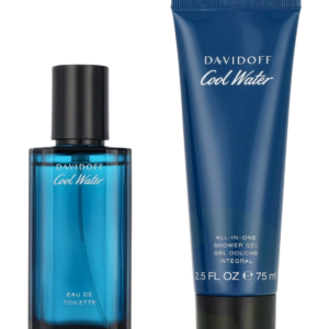 set davidoff: cool water, eau de toilette, for men, 40 ml + cool water, shower gel, 75 ml