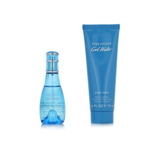 set davidoff: cool water, eau de toilette, for women, 30 ml + cool water, body lotion, body, 75 ml