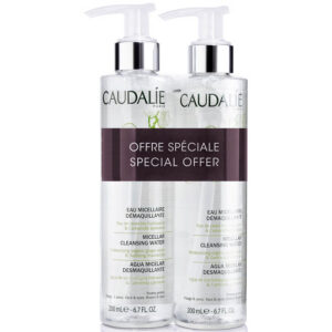 set duo, caudalie, caudalie, pulizia, acqua micellare, per tutti i tipi di pelle, 2 pz, 200 ml