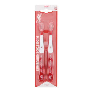 set duo, epl, liverpool, spazzolino da denti, rosa, 2 pz