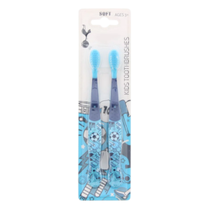 set duo, epl, tottenham hotspur, spazzolino da denti, blu, 2 pz