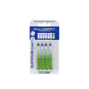 impostare, elgydium, spazzolino interdentale, verde, 4 pz