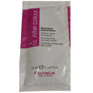 set fanola: after color, hair treatment cream mask, for colour protection, 15 ml + after color, hair shampoo, for colour protection, 15 ml