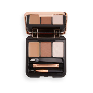 impostare, makeup revolution, brow sculpt, palette per sopracciglia, medio, 2.2 g
