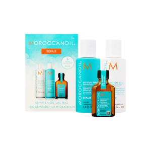set moroccanoil: repair, paraben free, hair shampoo, for moisturizing, 70 ml + repair, paraben free, hair conditioner, for moisturizing, 70 ml + hydration, hair oil treatment, hydrating, 25 ml