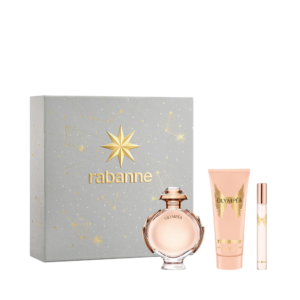 set paco rabanne: olympea, eau de parfum, for women, 80 ml + olympea, eau de parfum, for women, 10 ml + olympea, body lotion, 100 ml