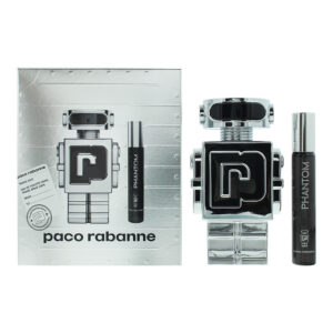 set paco rabanne: phantom in red, eau de toilette, for men, 100 ml + phantom in red, eau de toilette, for men, 20 ml