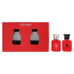set ralph lauren: polo red, eau de parfum, for men, 40 ml + polo red, eau de toilette, for men, 40 ml