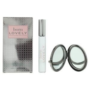 set sarah jessica parker: born lovely, eau de parfum, for women, 10 ml *miniature + compact mirror