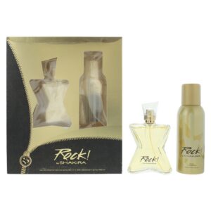 set shakira: we rock, eau de toilette, for women, 80 ml + we rock, deodorant spray, for women, 150 ml