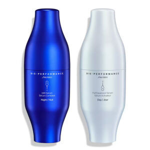 set shiseido: bio performance infill, anti ageing, night, serum, for face, 30 ml + bio performance full exapansion, anti ageing, day, serum, for face, 30 ml