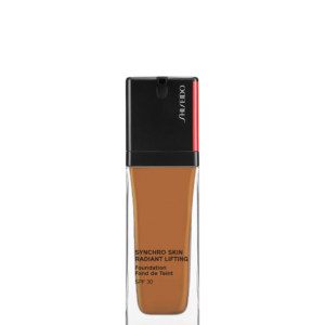 shiseido, synchro skin radiant lifting, senza olio, fondotinta in crema, 440, ambra, spf 30, 30 ml