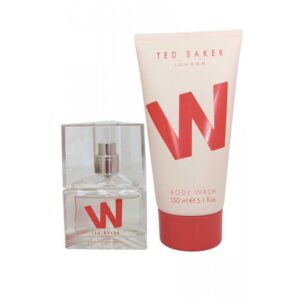 set ted baker: w, eau de toilette, for women, 30 ml + w, cleansing, shower gel, all over body, all skin types, 150 ml