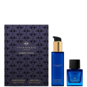 set thameen london: amber room, extrait de parfum, unisex, 50 ml + amber room, body lotion, body, 100 ml