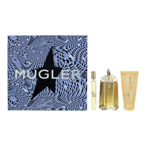 set thierry mugler: alien goddess, eau de parfum, for women, 10 ml + alien goddess, eau de parfum, for women, 60 ml + alien goddess, hydrating, body lotion, 50 ml
