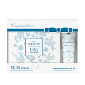 set tntn mom's: blue belly, anti stretch marks, body cream, belly, 125 ml + set, blue belly, anti stretch marks, local treatment patch, belly, 10 pcs