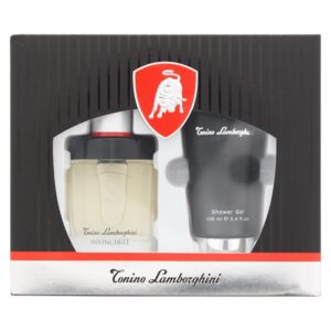 set tonino lamborghini: invincibile, eau de toilette, for men, 40 ml + invincibile, hydrating, shower gel, all skin types, 100 ml