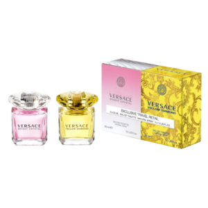 set versace: bright crystal, eau de toilette, for women, 30 ml + yellow diamond, eau de toilette, for women, 30 ml