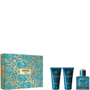 set versace: pour homme, eau de toilette, for men, 50 ml + pour homme, after shave balm, 50 ml + pour homme, shower gel, for hair & body, for all skin types, 50 ml