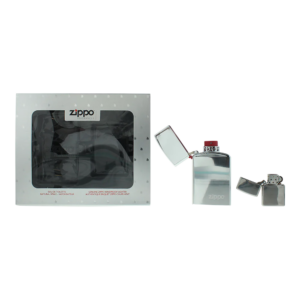 set zippo: zippo, eau de toilette, for men, 50 ml + zippo, windproof, ligher, silver
