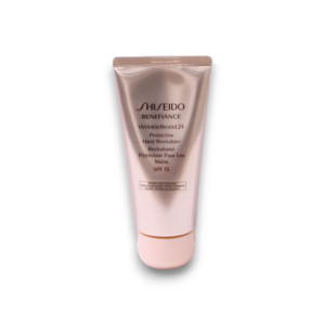 shiseido, benefiance wrinkleresist24, rivitalizzazione, crema per le mani, spf 15, 75 ml *tester