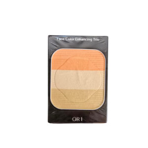 shiseido, face color enhancing trio, non comedogenico, arrossire/scultura & armonizzazione, palette viso, o1, pesca, 3 sfumature, 7 g *tester