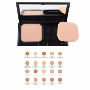 shiseido, sheer matifying compact, senza olio, durevole, fondotinta compatto, o20, ocra chiara naturale, spf 10, ricaricabile, 9.8 g