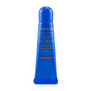 shiseido, uv color splash, impermeabile, protezione solare, balsamo per le labbra, uluru rosso, spf 30, 10 ml *tester
