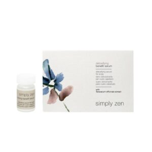 impostare, simply zen, detoxifying, siero per trattamento del cuoio capelluto senza risciacquo, per disintossicare, 12 pz, 5 ml