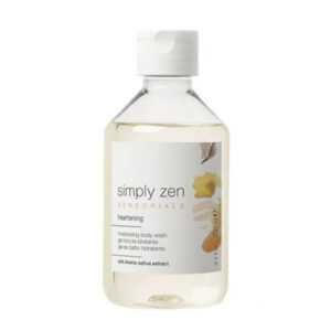 simply zen, heartening, nutriente, gel doccia, per tutti i tipi di pelle, 250 ml