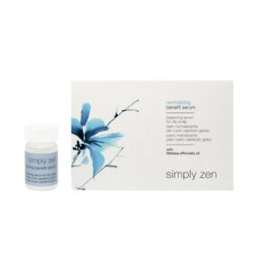impostare, simply zen, normalizing, siero per trattamento del cuoio capelluto senza risciacquo, per il riequilibrio, 12 pz, 5 ml