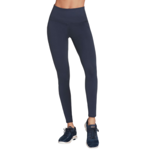skechers, gowalk, leggings sintetici da donna sportivi, blu scuro, taglia 10