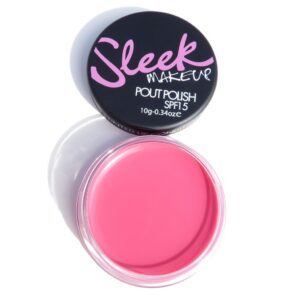 sleek makeup, pout polish, balsamo per le labbra, glassa, spf 15, 10 g