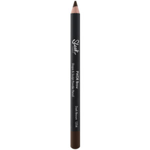 sleek makeup, pwdr, miscelazione, matita crema per sopracciglia, 1254, marrone scuro, 1.29 g