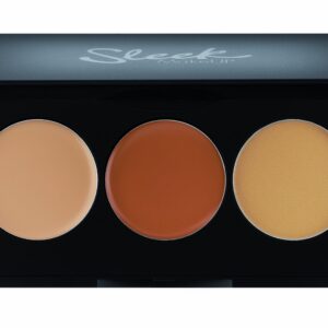 sleek makeup, sleek makeup, correttore & copriocchiaie in polvere 2 in 1, 03, spf 15, 4.2 g