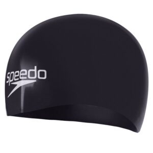 speedo, fastskin, nuoto, tappo di gomma, nero, taglia m