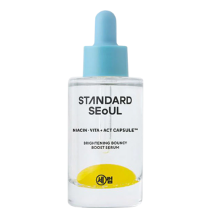 standard seoul, bouncy boost, illuminazione, siero, viso, 30 ml