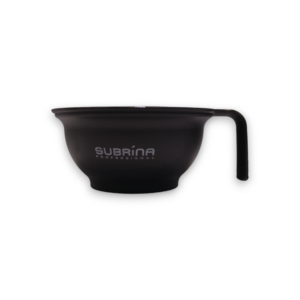 subrina professional, accessories, ciotola per mescolare i colori in plastica, nero
