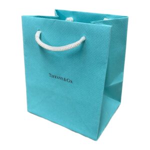 tiffany & co, tiffany & co., shopping, borsa di cartone gwp, verde, taglia s