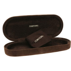 tom ford, tom ford, astuccio per occhiali, marrone