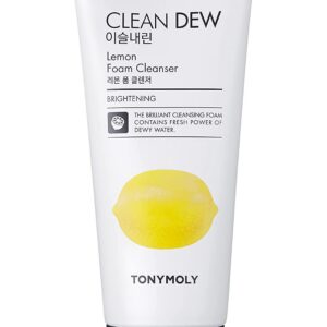 tonymoly, clean dew, limone, illuminazione, schiuma detergente, 180 ml