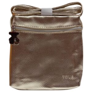 tous, 15 anniversary, borsa in tessuto, borsa a tracolla, oro, per le donne