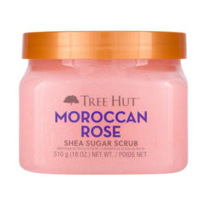 tree hut, moroccan rose, esfoliazione, scrub per il corpo, 510 g